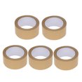 thumbnail image 4 of CIMAXIC 5Pcs Kraft Paper Tapes for Mailing and Packaging Cold Weather Effective Brown 50mm 25m Long, 4 of 6