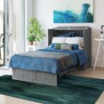 thumbnail image 2 of Southampton Lit Escamotable Coffre en Bois Simple TG avec Matelas et Chargeur Intégré, Gris, 2 of 18