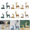 thumbnail image 3 of Wweixi Figurine Decoration Add Charm And Unique Style To Home Handmade Crafts General deer/silver 1Set, 3 of 6