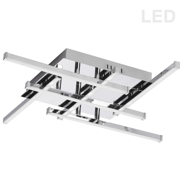 Plafonnier Dainolite SUM-2020FH-PC Chrome Poli