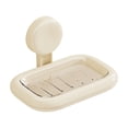 thumbnail image 2 of PRETXORVE Soap Household Bathroom Suction Cup Wall Mounted Non Perforated Soap Drainage Bathroom Storage Rack, 2 of 6