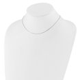 thumbnail image 3 of Diamond2Deal Collier Chaîne Réglable 1+1 Po en Or Blanc 10K Boîte de 0,7 mm pour Femmes 18 Pouces, 3 of 6