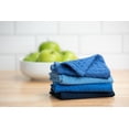 thumbnail image 2 of Mainstays 4 Pieces, Waffle Dishcloths, Navy Blue, 2 of 7