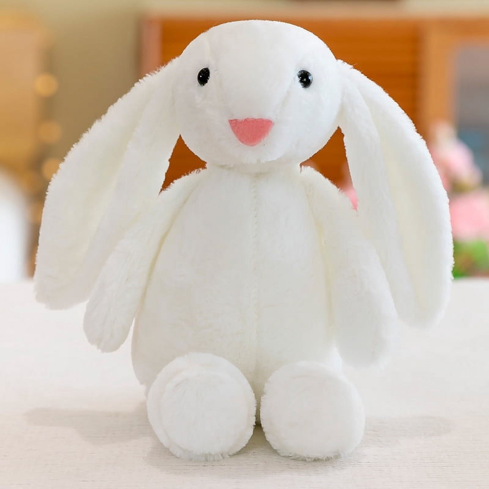 Bunny Rabbit Stuffed Animal Plush Toy Best Gifts 10-Inch/30CM White