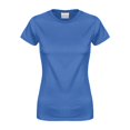 thumbnail image 1 of T-Shirt à Manches Courtes pour Femmes, Protection Solaire, Coupe Ajustée, Yoga de Plein Air, Course, Gym, Entraînement, Hauts; T-Shirt Basique en Coton pour Femmes, Col Rond, Coupe Ajustée, Longueur Tunique, T-Shirt Bleu TTG, 1 of 3