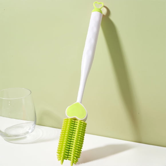 Multifunctional Cup Cleaning Brush with Ergonomic Handle for Efficient Stain Removal on Mugs Bottles and Glassware