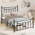 thumbnail image 1 of Costway Full Size Metal Bed Frame with Headboard Under-bed Storage Mattress Foundation, 1 of 10