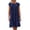 21-dark blue summer dresses for women, variant on UPPADA Midi Dress for Women Cotton Linen Comfy Shirt Dress Casual Crewneck Short Sleeve Sundress Summer Loose Fit Boho Dress,Cute Dress Black,S