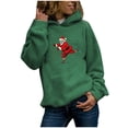 thumbnail image 1 of Hauts de Noël pour Femmes Chandails à Capuchon Décontractés de Noël pour Femmes Chandails à Enfiler Hauts Chandail Imprimé pour Dames Blouse T-Shirt, 1 of 4