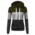 thumbnail image 1 of RKSTN Sweat-Shirt pour Femmes Mode Automne Patchwork Couleur Ample Grande Taille Pull Décontracté Poches Manches Longues, 1 of 3