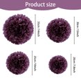 thumbnail image 2 of ziyahi Paper flower ball sauce purple 7305, 2 of 9