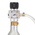 thumbnail image 2 of CO2 Keg Charger, Aluminum Durable Tr21x4 Thread CO2 Charger Kit, For Brewing Soda, 2 of 8