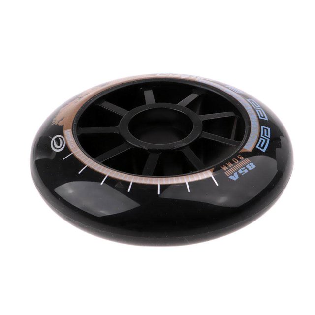 fastboy Roues de Patinage de Vitesse Extérieur Intérieur Roues de Patin en Ligne Outil 90mm Noir