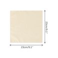 thumbnail image 2 of INSPIRE CHIC Men's Cotton Handkerchiefs Solid Color Pocket Square for Men Beige One Size, 2 of 4