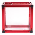 thumbnail image 2 of DIY Cadre Ouvert Conception Aluminium Alliage ITX Eau Refroidissement Ordinateur PC Cas Châssis (S) Rouge, 2 of 14