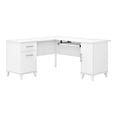 thumbnail image 1 of Bush Furniture Somerset 60W L Shaped Desk with Storage White, 1 of 10