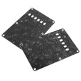 thumbnail image 3 of Electric 2PCS Electric Guitar Back Cover Plates with 6 Holes PVC Plastic Guitar Guard Backplate Replacement, 3 of 7