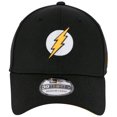 thumbnail image 2 of The Flash Logo DC Comics Black Colorway New Era 39Thirty Fitted Hat-Medium/Large, 2 of 6