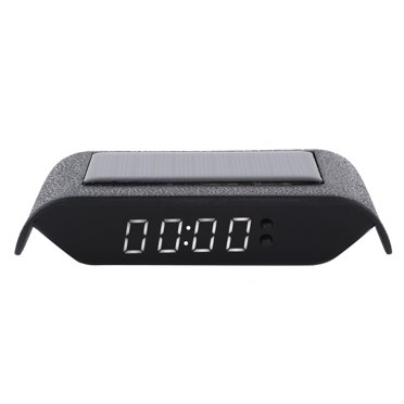 Horloge Solaire pour Voiture, Calendrier Solaire pour Voiture Autonome, Réglage Automatique Facile à Installer, Course pour Voiture Lumière Verte, Lumière Rouge, Lumière Bleue, Lumière Blanche