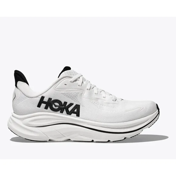 Hoka One One Clifton 10 White Black Men's running shoes