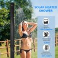 thumbnail image 4 of Outsunny 5.3 Gallons Solar Shower, Outdoor Shower for Backyard, Black, 4 of 10
