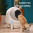 thumbnail image 2 of Orbitie Self-Cleaning Litter Box White, 2 of 7