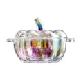 thumbnail image 2 of EazyTech Crystal Glass Candy Jar with Lid - Halloween Pumpkin Design, Transparent Fruit Bowl for Snacks, Jewelry Storage, Party Decor, Dried Fruit Container, 2 of 6