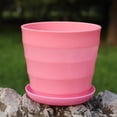 thumbnail image 4 of Fridja Sales Colourful Plastic Flower Pot Succulent Flowerpot Home Office Decor, 4 of 6