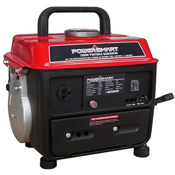 PowerSmart Generator, 1000 Watts Outdoor generator Low Noise, Gas Powered Portable Generator, PS50A