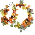 thumbnail image 2 of Dvkptbk Plastic Simulation Pumpkin Rattan Faux Pumpkin Rattan Halloween Pains Decoration Pinecone Maple Leaf Pumpkin Rattan Christmas Holiday Hanging Decoration, 2 of 6
