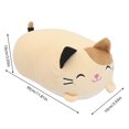 thumbnail image 3 of Coussin en Duvet Animal Chat Fleur, Oreiller en Duvet Adapté pour Offrir à des Êtres Chers Camarades de Classe Comme,23 cm, 3 of 4