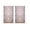 Pink, variant on Peony Curtain Gauze for Glass Door, Staron 39.37x78.74 Inch Sheer Curtains 2 Panels, Light Filtering French Window Drapes for Bedroom Living Room with Hanging Lace Trim, Purple