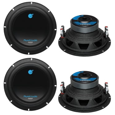 Planet Audio AC8D Subwoofers de Voiture 8 Pouces 4800 Watts, Subwoofer de Puissance, DCV 4 Ohms