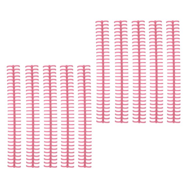 ANGGREK Binding Spines, 10Pcs Strong Adhesion Binding Coils Wear Resistant For Office