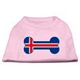 thumbnail image 1 of T-Shirts Imprimés Drapeau Islandais en Forme d'Os Rose Clair m (12), 1 of 1