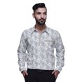 thumbnail image 1 of BESTMAN Chemise Décontractée Imprimée pour Hommes Coupe Ajustée à Boutons Manches Longues, 1 of 5