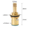 thumbnail image 4 of Bgsha Bobine de Valve de Robinet et Insert de Joint de Rondelle en Céramique de Remplacement 1/2 Pieds', 4 of 10