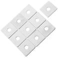 thumbnail image 1 of FRCOLOR plaster washers 10pcs Square Flat Washers Plaster Washers Heavy Duty Plate Fastener Washers,0.98"X0.98"X0.08", 1 of 5