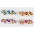 thumbnail image 3 of Women Rhinestone Hair Clip Flower Decor Butterfly Hair Barrette French Barrette, 3 of 10