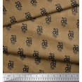 thumbnail image 3 of Soimoi polyester Crepe Fabric Dot & Floral Artistic Print Sewing Fabric Yard 52 Inch Wide, 3 of 5