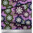 thumbnail image 3 of Soimoi Rayon Fabric Artistic Floral Printed Fabric 1 Yard 42 Inch Wide, 3 of 3