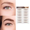 thumbnail image 4 of Unique Bargains Simulation Eyebrow Tattoo for Women 1 Pc Thicks,Brown, 4 of 5
