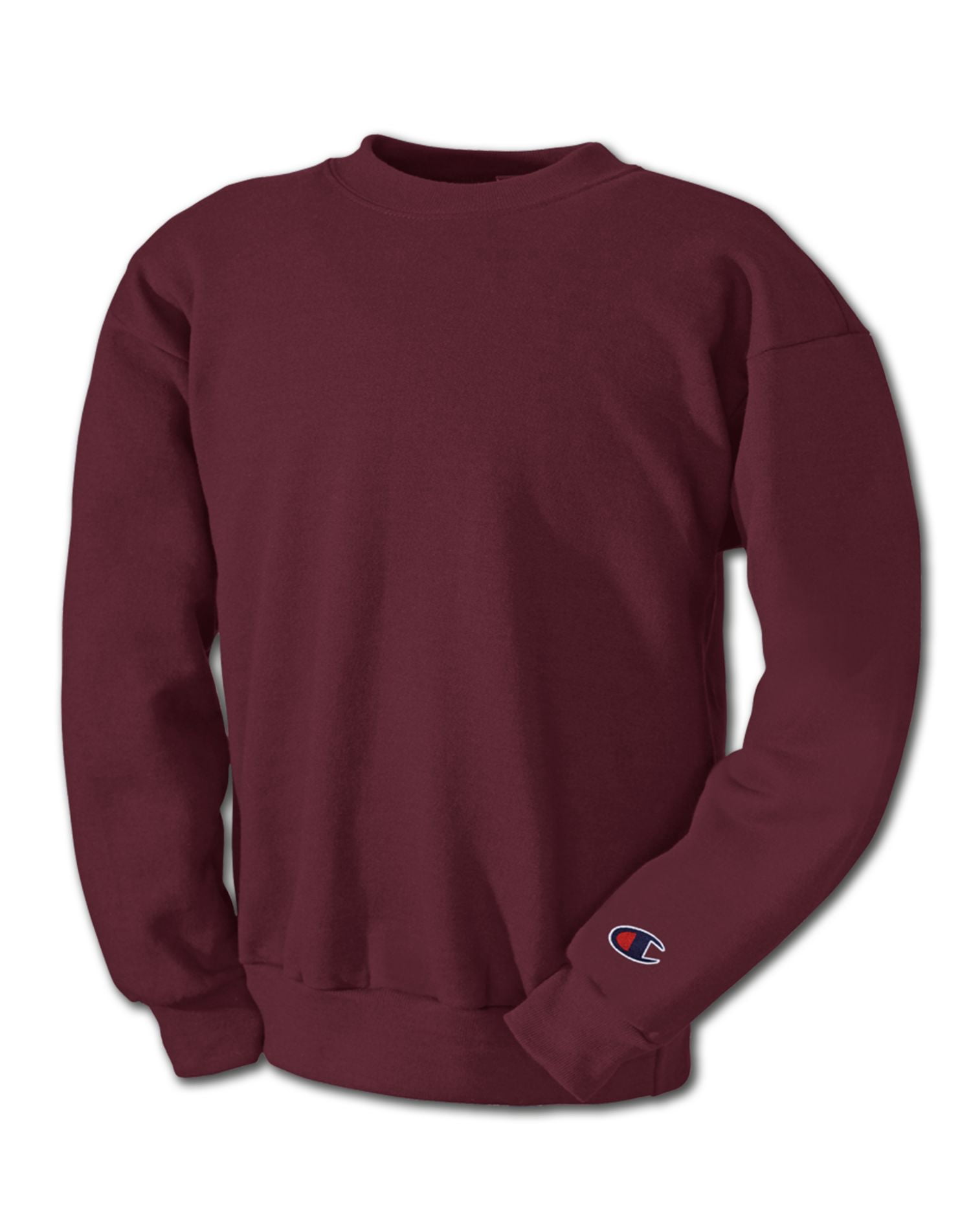 Champion Chandail Molletonné à Col Rond Double Dry Eco pour Homme, G, Bordeaux