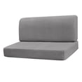 thumbnail image 2 of mmirethe RV Dinette Cushion Covers Easy Fitted Dark Stretch Slipcover Seat Sofa RV Elastic Gray Gray, 2 of 5