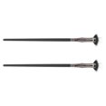 thumbnail image 1 of Fan Mascara Brushes, Synthetic Fiber 2pcs Fan Mascara Application Brushes  for Salon, 1 of 7