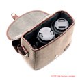 thumbnail image 4 of Camera Bag SLR/DSLR Gadget Bag Stylish Retro Shoulder Carrying Bag Photography Accessory Gear Case Flax Material, 4 of 7
