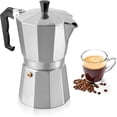 thumbnail image 1 of UsRHHA Italian Aluminum Mocha Pot, Octagonal Stovetop Espresso Maker, European Coffee Ware for Home Kitchen Gift, 1 of 3