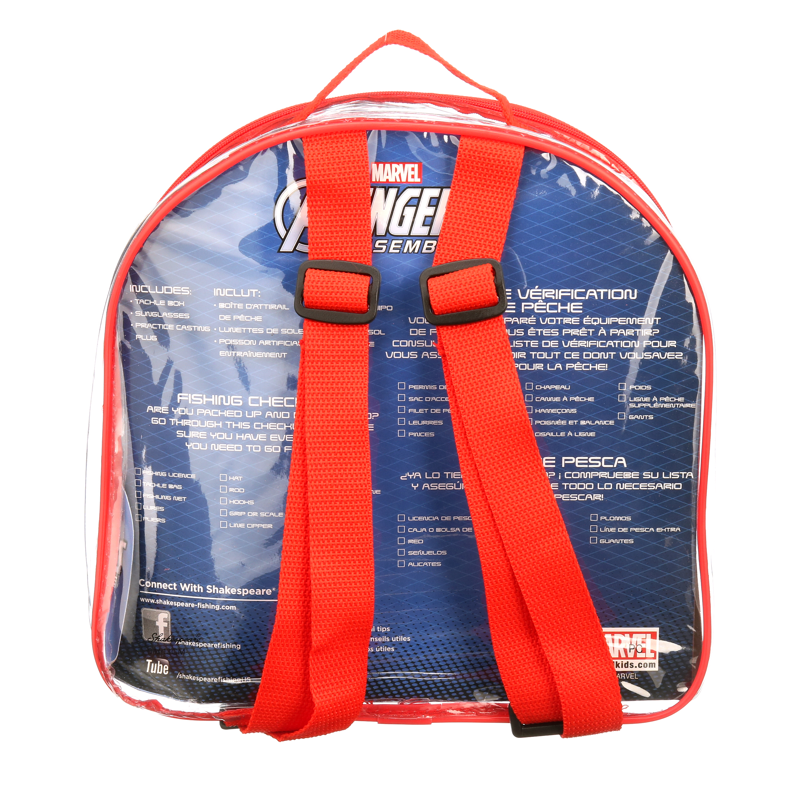 Trousse de sac à dos de pêche Ironman de Shakespeare pour enfants