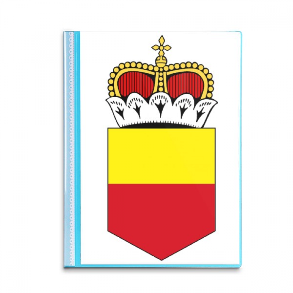Emblème National du liechtenstein Protège-Feuilles Classeur Portfolio
