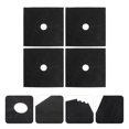 thumbnail image 1 of CUITING 4 Pcs Gas Hob Protector Non-stick Oven Liner Cooker Stove Black, 1 of 7